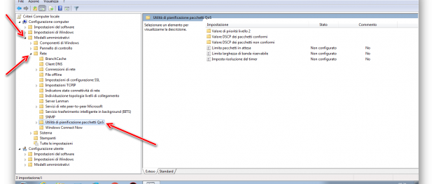 Come aumentare la banda internet su Windows 7