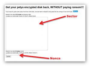 rimuovere Petya e recuperare i file criptati