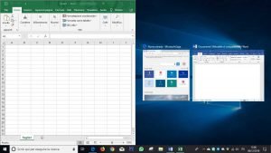 affiancamento delle finestre di Windows 10