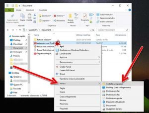 Comprimere e decomprimere file o cartelle